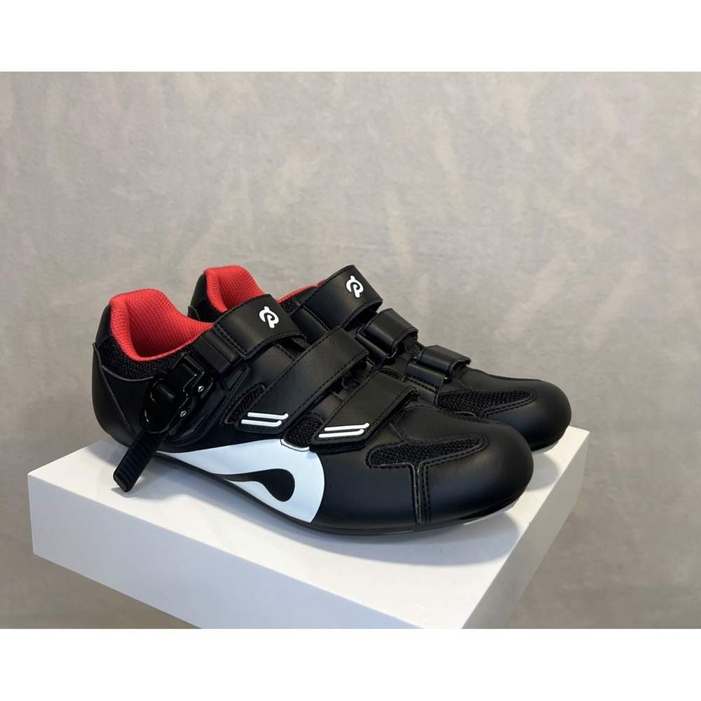 Peloton Cycling Shoes Black Red Unisex Size 40- Men's 7 Women's 9